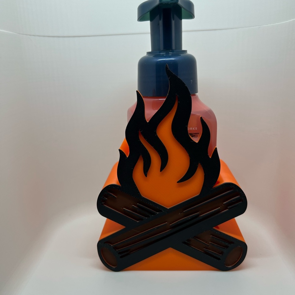 Bonfire bath and body works soap holder